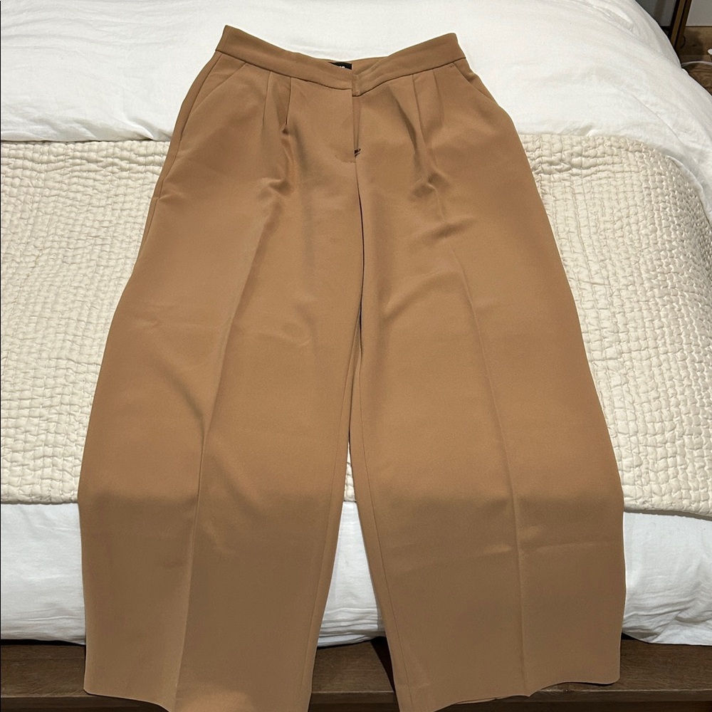 Express Tan Wide-Leg Women's Pants